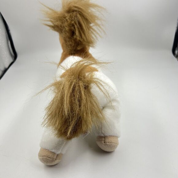 Aurora Plush Flopsie Horse Brown White Stuffed Animal 12” Pony Equestrian - Picture 4 of 8